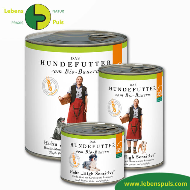 Defu Felderzeugnisse Bio Hundefutter Nassfutter Huhn High Sensitiv Getreidefrei 1