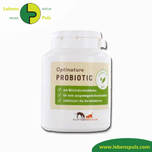Optinature Probiotic | Probiotic Kapseln | effectiv | Hund + Katze 1 Futtermittelergänzung Futtermedicus Optinature Probiotic
