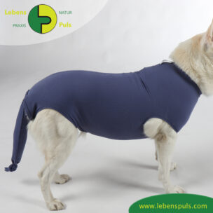 VetMedCare Tierbedarf Safety Tube Beinling Strumpf, Wundschutz Schwanzschutz für Kleintiere, Farbe indigo