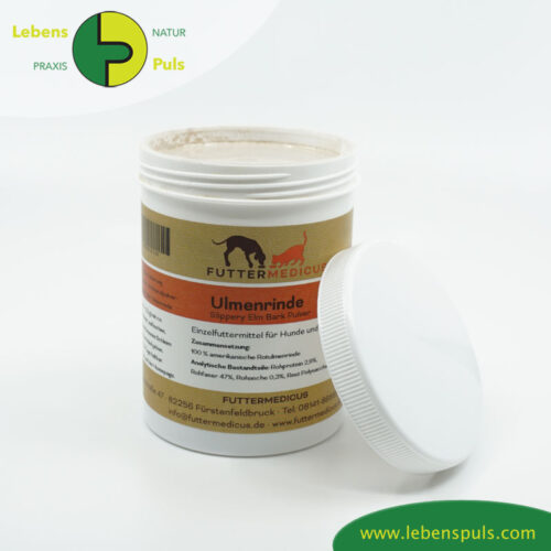 Ulmenrinde | gesunde Nahrungsergänzung für Hund + Katze | Futtermedicus 7 Futtermittelergaenzung Futtermedicus Ulmenrinde 150g Produktvorschau