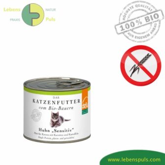 Defu Premium Katzenfutter Nassfutter getreidefrei BIO Huhn 200g