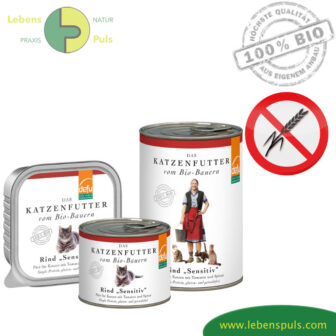 Defu Premium Katzenfutter Nassfutter getreidefrei BIO Rind 100g, 200g, 410g