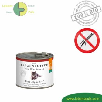 Defu Premium Katzenfutter Nassfutter getreidefrei BIO Rind 200g
