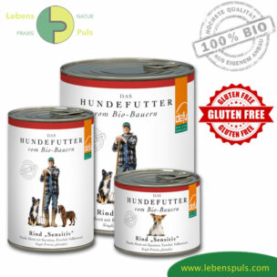 Sensitive Premium Hundefutter | Nassfutter | gesundes BIO Rind | defu
