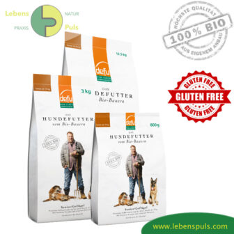 Defu Premium Hundefutter Trockenfutter BIO Geflügel Senior, 800g, 3kg, 12,5kg