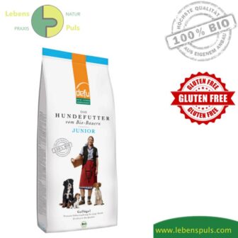 Defu Premium Hundefutter Trockenfutter BIO Geflügel Junior, 12,5kg