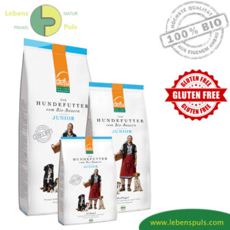 Defu Premium Hundefutter Trockenfutter BIO GeflΓΌgel Junior, 800g, 3kg, 12,5kg