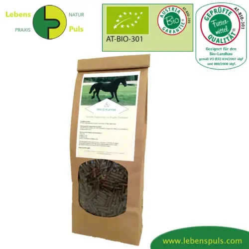 SOLO Kupfer | Spurenelemente für Pferde | wertvolle Nahrungsergänzung für Futtermittel 2 Ergänzungsfuttermittel Natürlich Pferd SOLO Kupfer