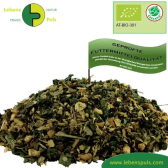 Ergänzungsfuttermittel Kräuterfutter Natürlich Pferd BIO Huf Vital